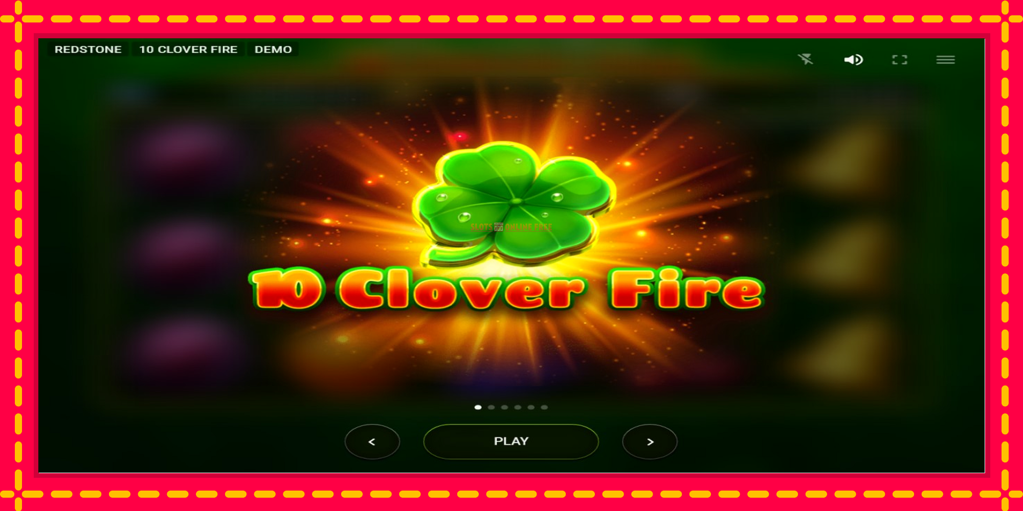 10 Clover Fire - spēļu automāts ar modernu grafiku