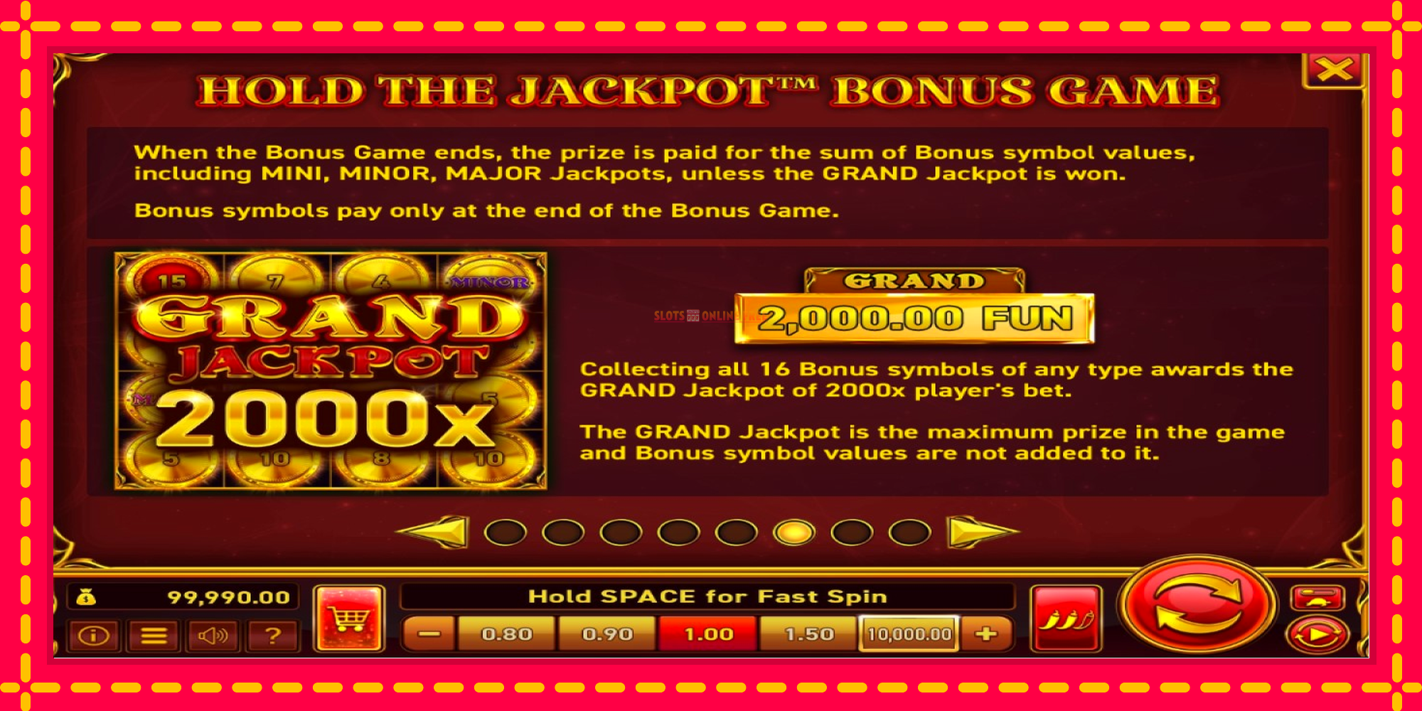 16 Coins Grand Gold Edition Halloween Jackpots - spēļu automāts ar modernu grafiku