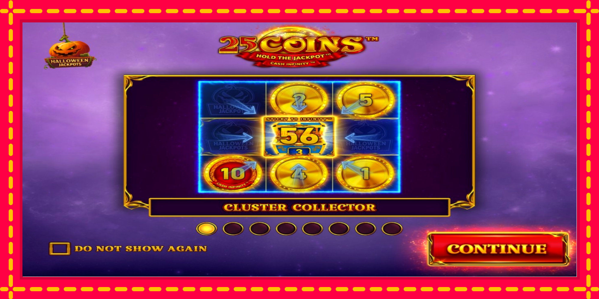 25 Coins Halloween Jackpots - spēļu automāts ar modernu grafiku