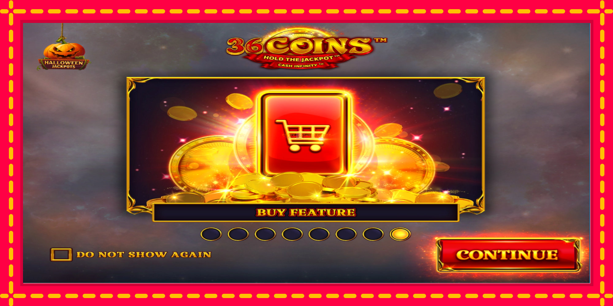 36 Coins Halloween Jackpots - spēļu automāts ar modernu grafiku