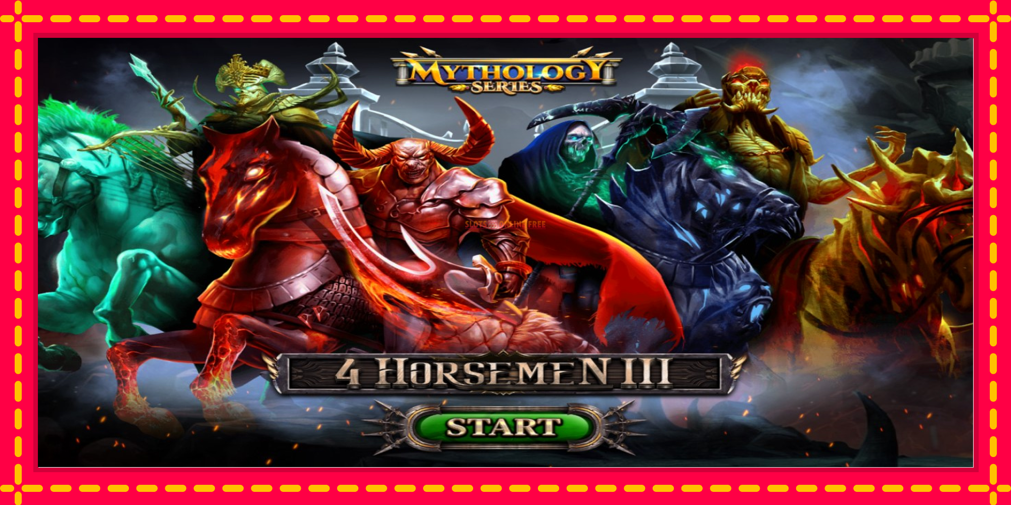 4 Horsemen III - spēļu automāts ar modernu grafiku