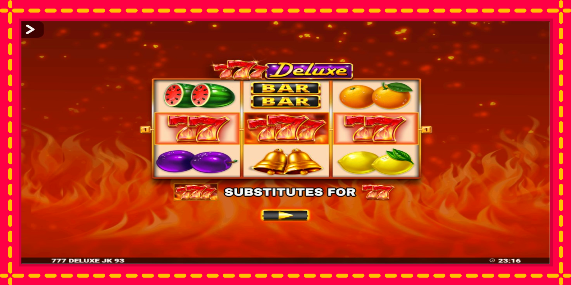 777 Deluxe Jackpot King - spēļu automāts ar modernu grafiku