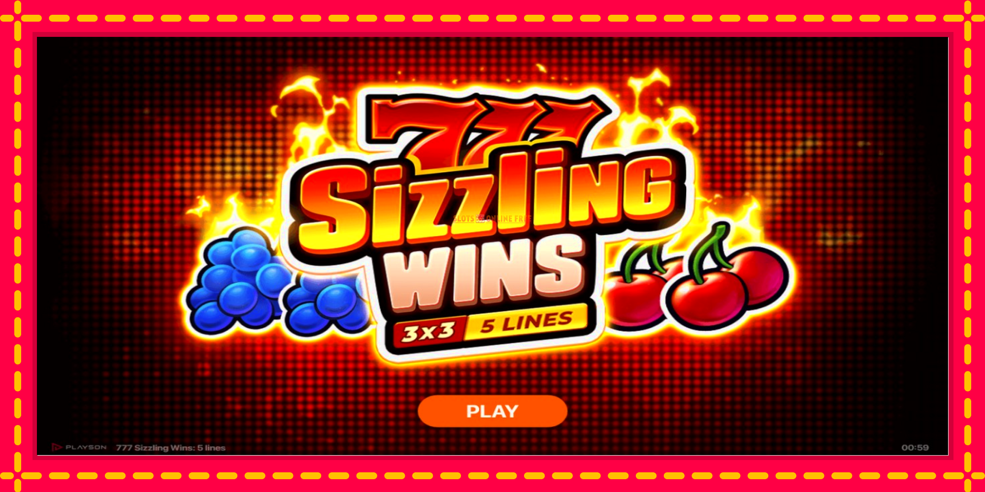 777 Sizzling Wins: 5 Lines - spēļu automāts ar modernu grafiku