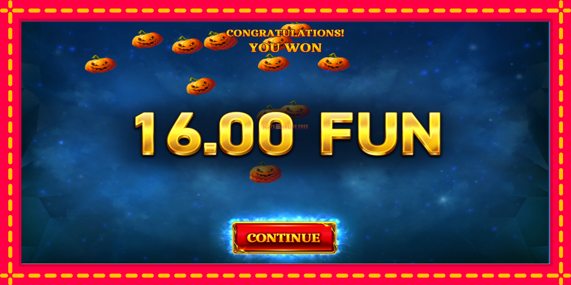 9 Coins Grand Diamond Edition Halloween Jackpots - spēļu automāts ar modernu grafiku