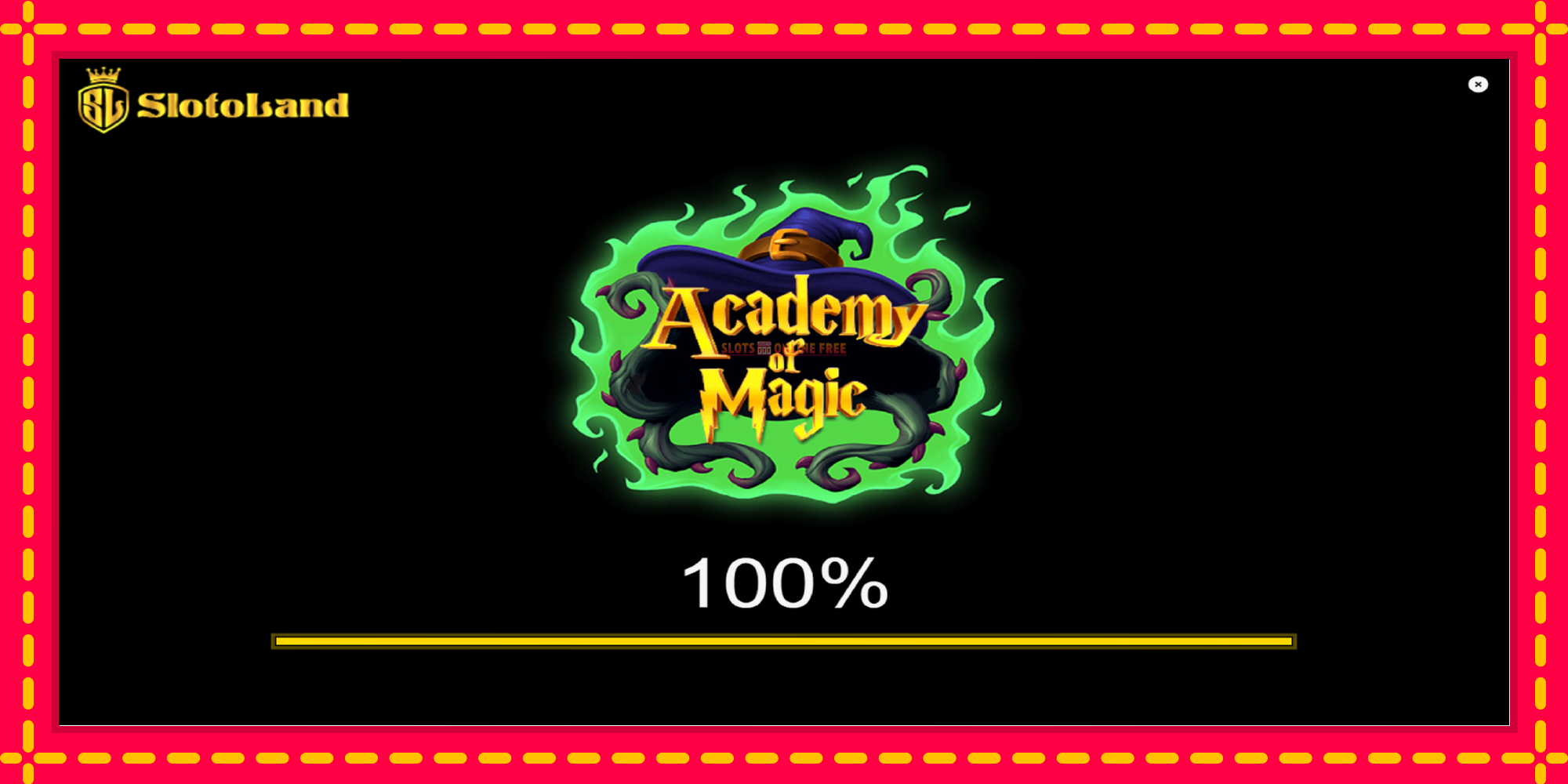 Academy of Magic - spēļu automāts ar modernu grafiku