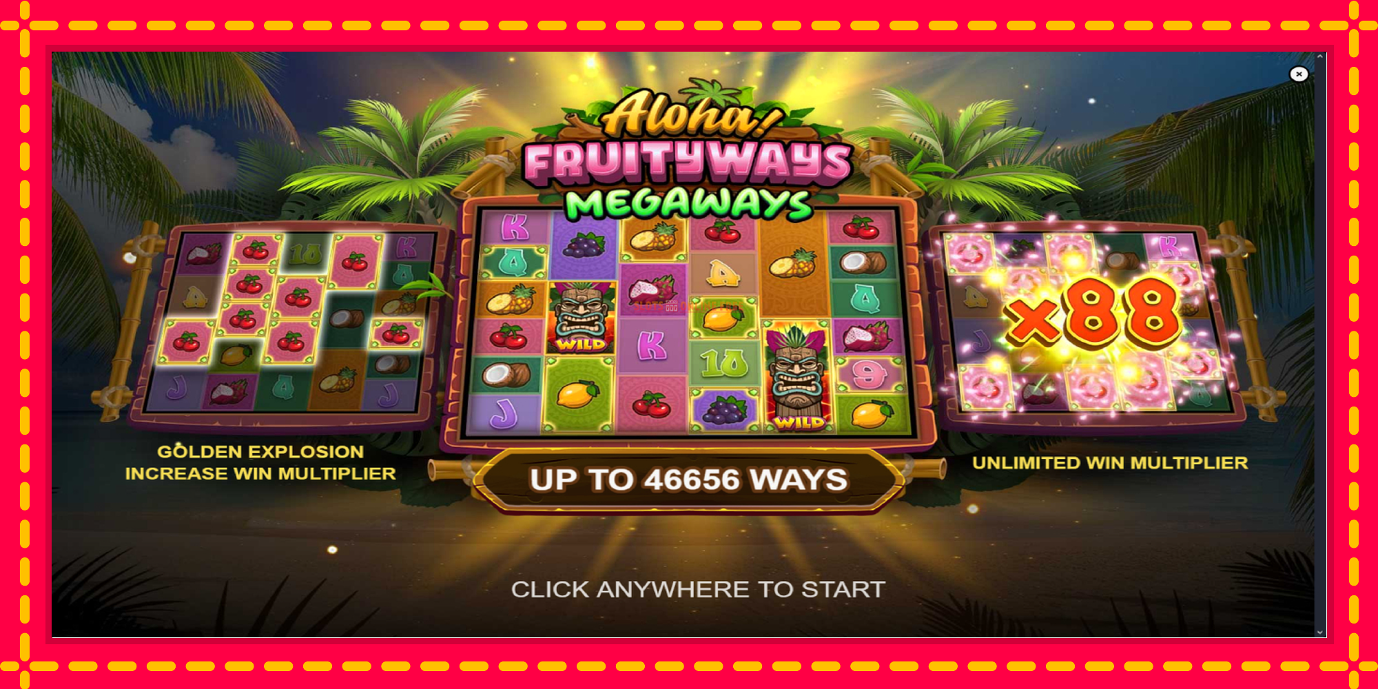 Aloha! Fruityways - spēļu automāts ar modernu grafiku