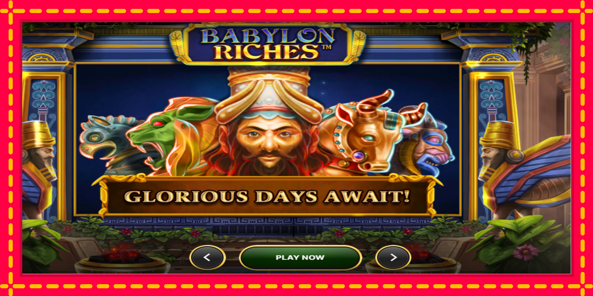 Babylon Riches - spēļu automāts ar modernu grafiku