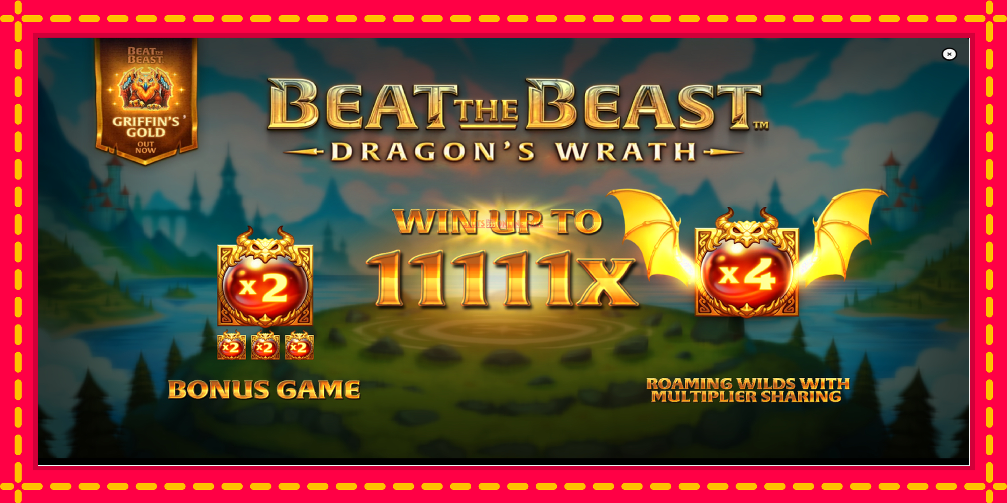 Beat the Beast Dragons Wrath - spēļu automāts ar modernu grafiku