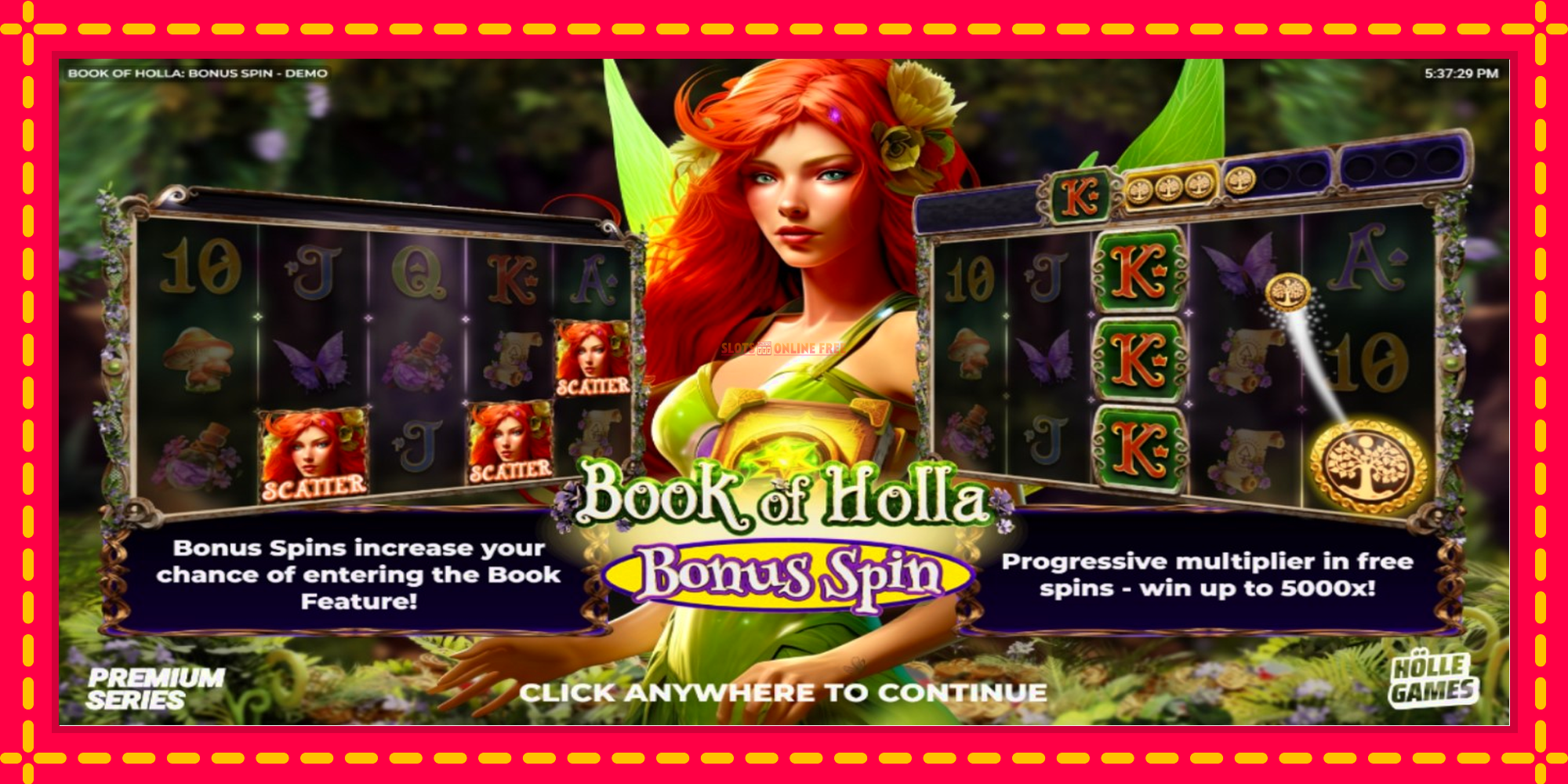 Book of Holla: Bonus Spin - spēļu automāts ar modernu grafiku