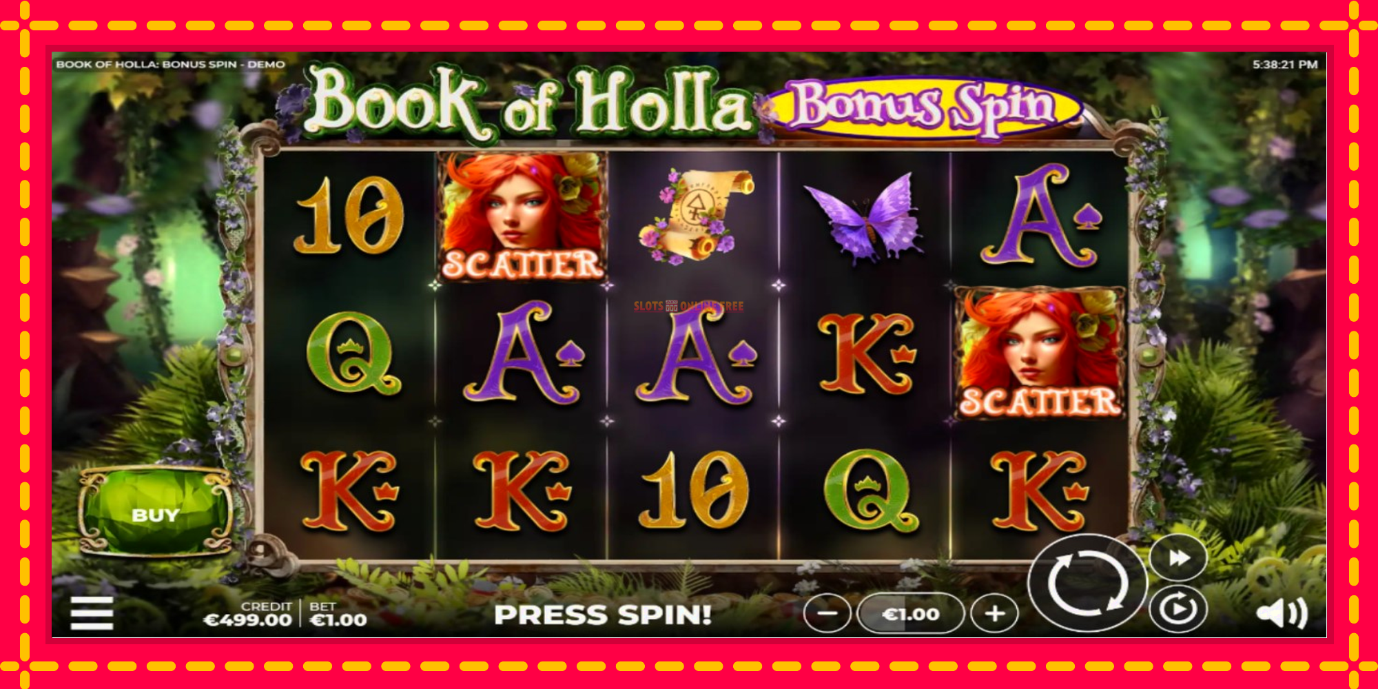 Book of Holla: Bonus Spin - spēļu automāts ar modernu grafiku