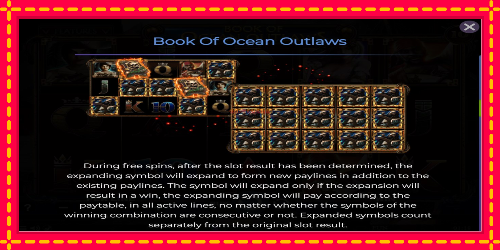 Book of Ocean Outlaws - spēļu automāts ar modernu grafiku