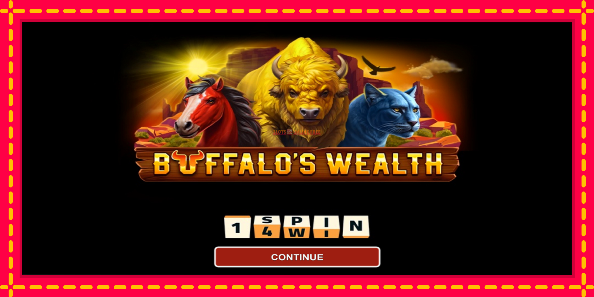 Buffalos Wealth - spēļu automāts ar modernu grafiku