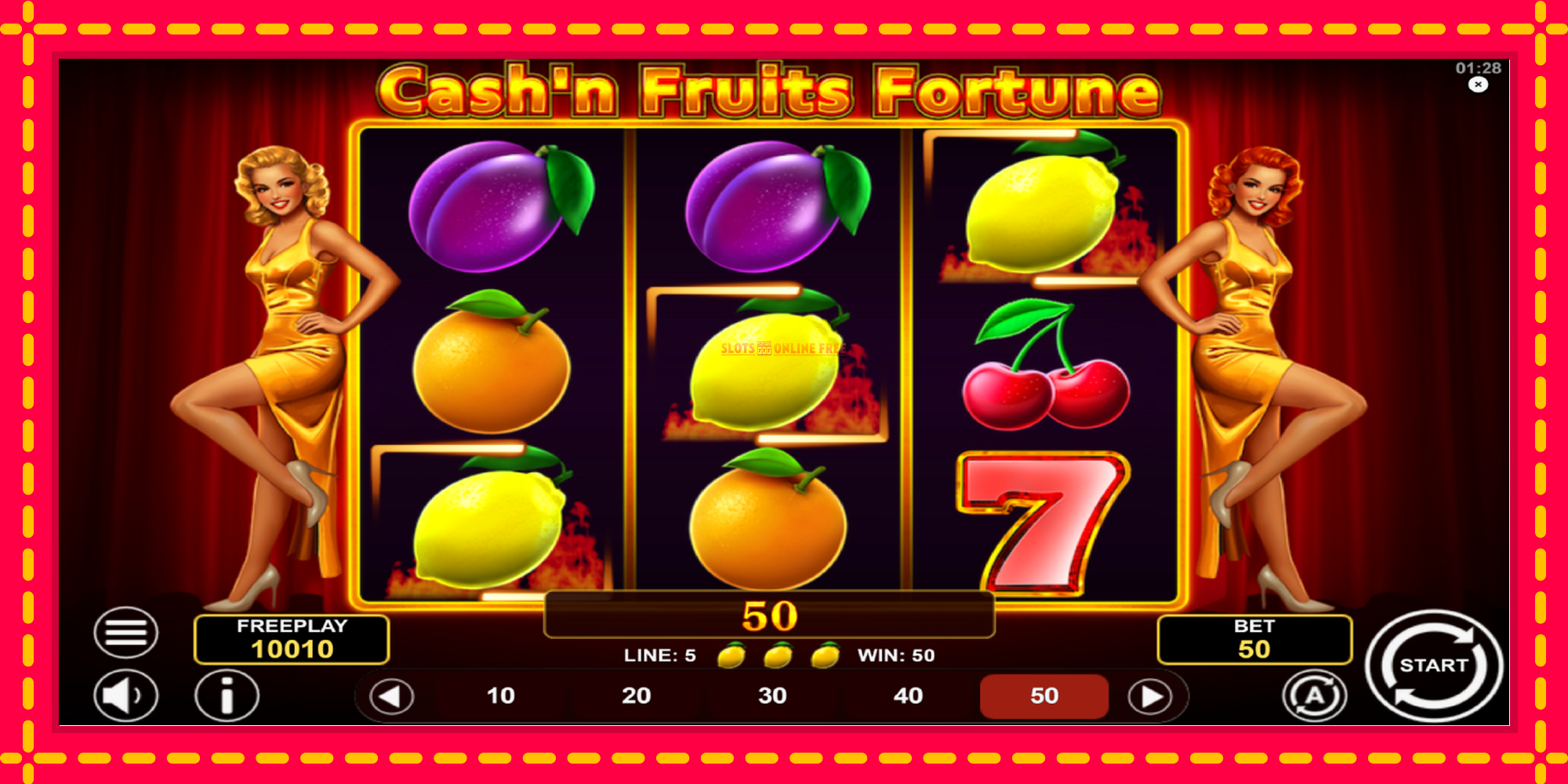 Cashn Fruits Fortune - spēļu automāts ar modernu grafiku