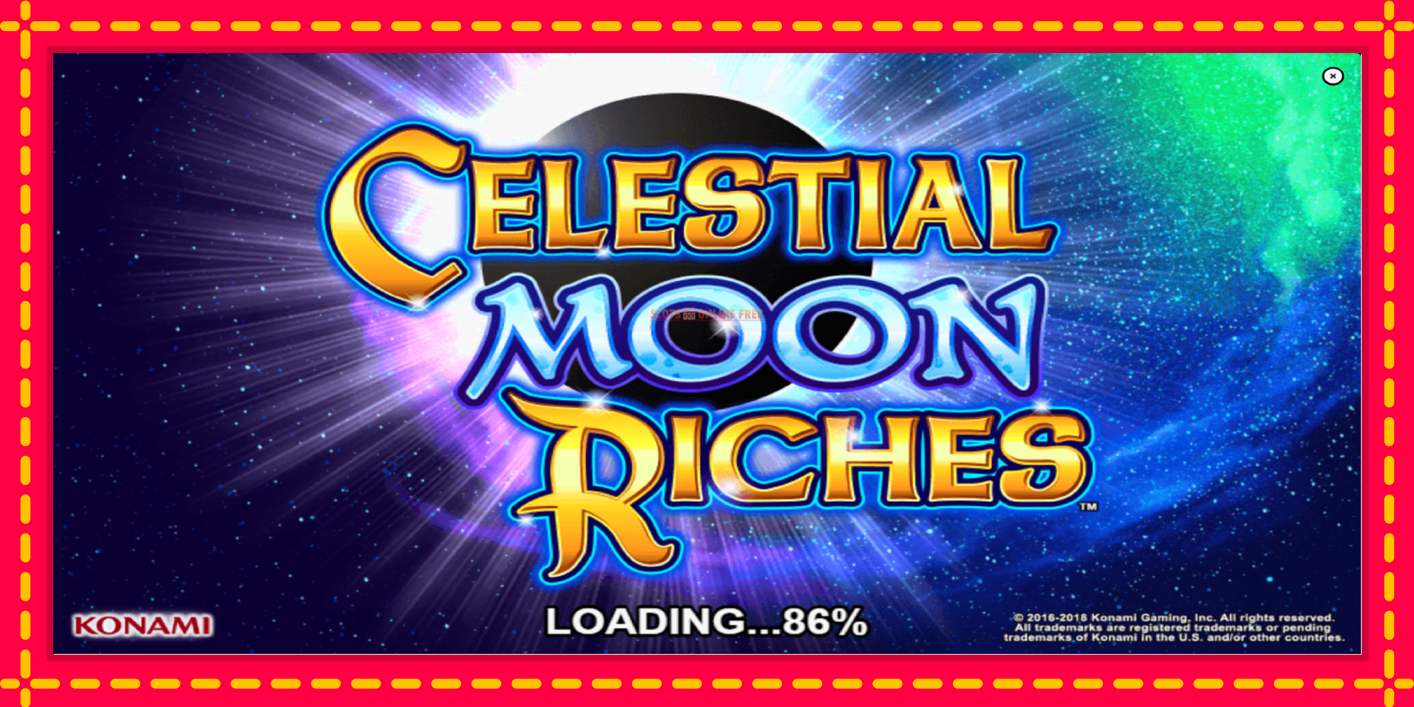 Celestial Moon Riches - spēļu automāts ar modernu grafiku