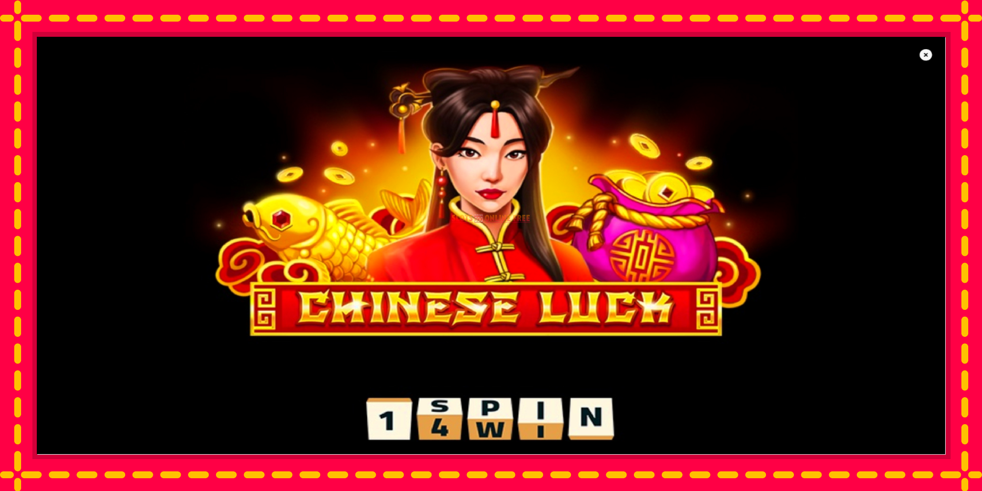 Chinese Luck - spēļu automāts ar modernu grafiku