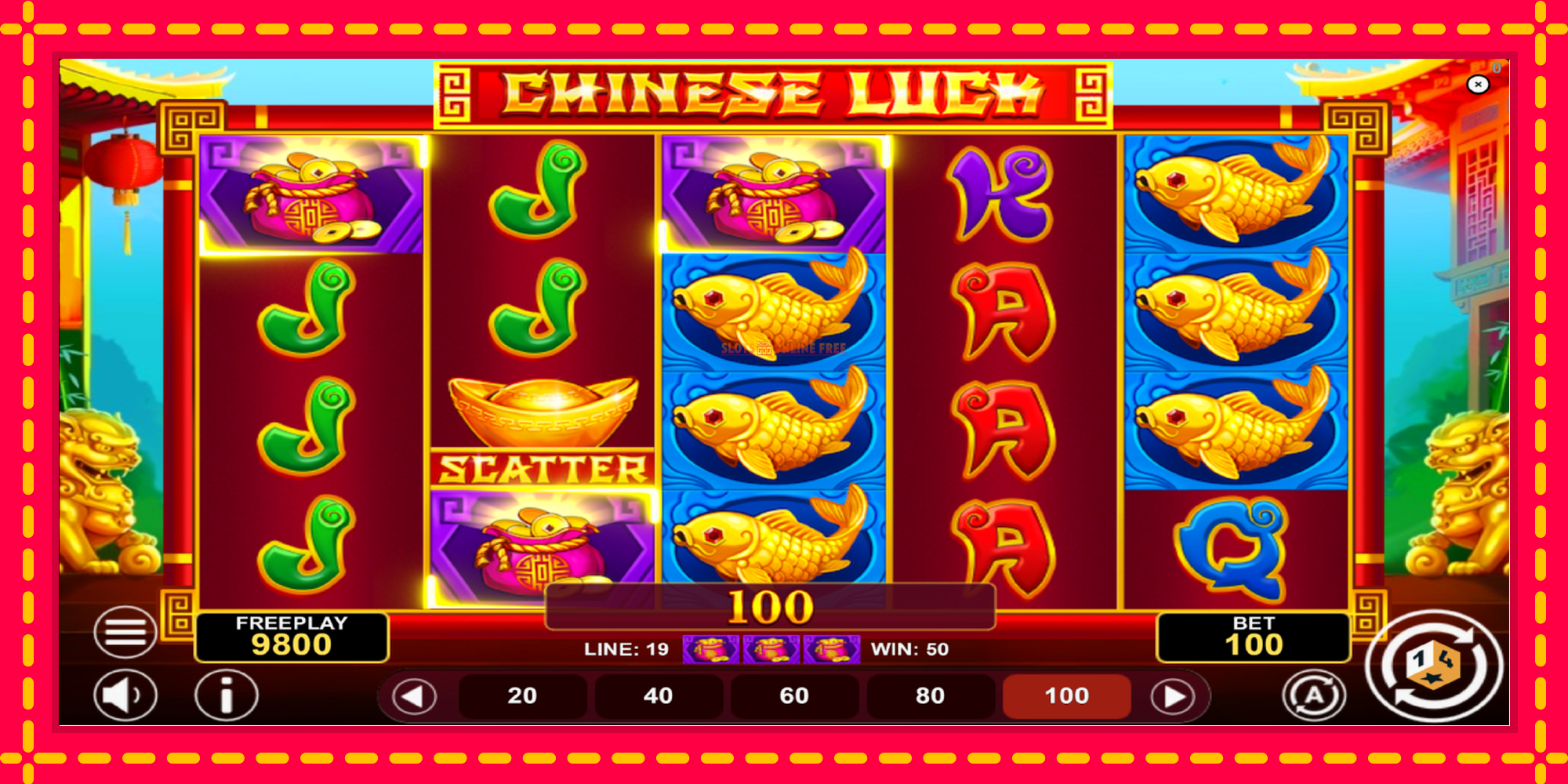 Chinese Luck - spēļu automāts ar modernu grafiku