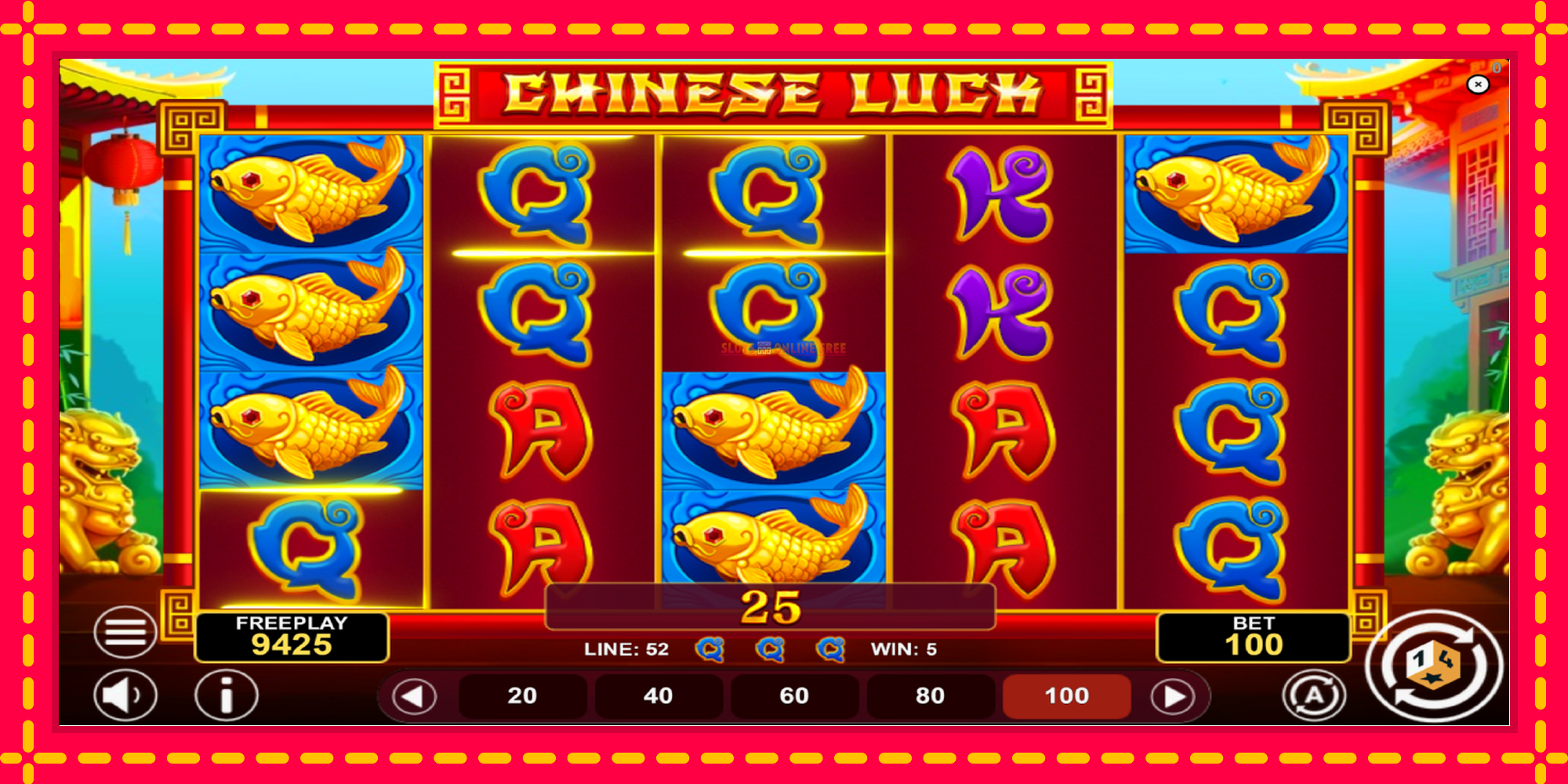 Chinese Luck - spēļu automāts ar modernu grafiku