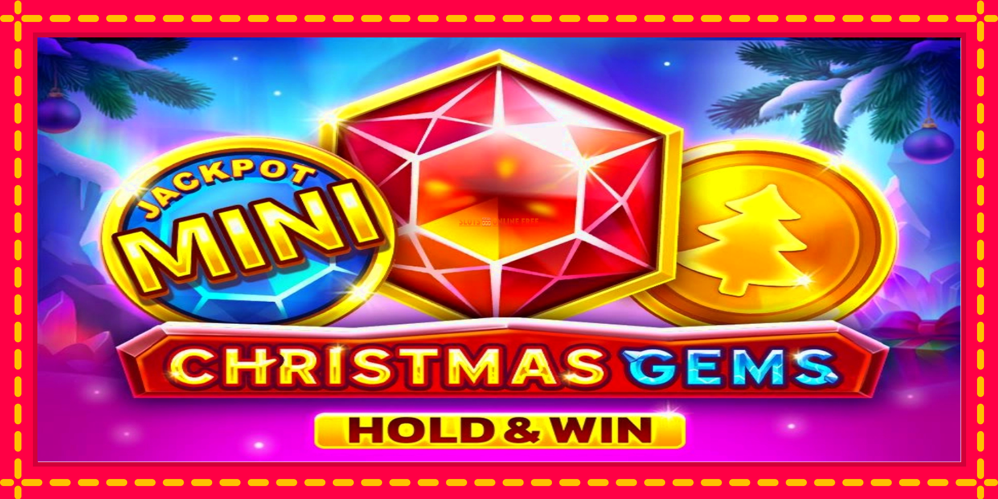 Christmas Gems Hold & Win - spēļu automāts ar modernu grafiku