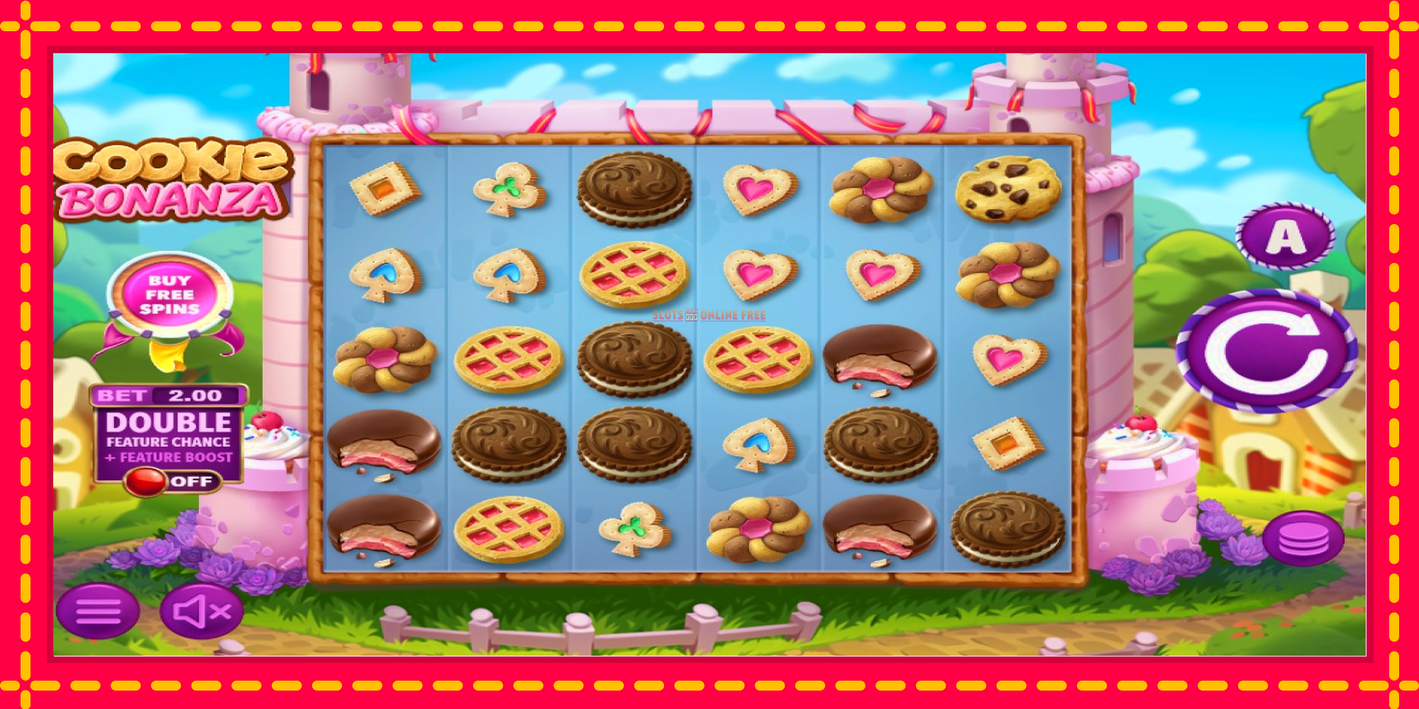 Cookie Bonanza - spēļu automāts ar modernu grafiku