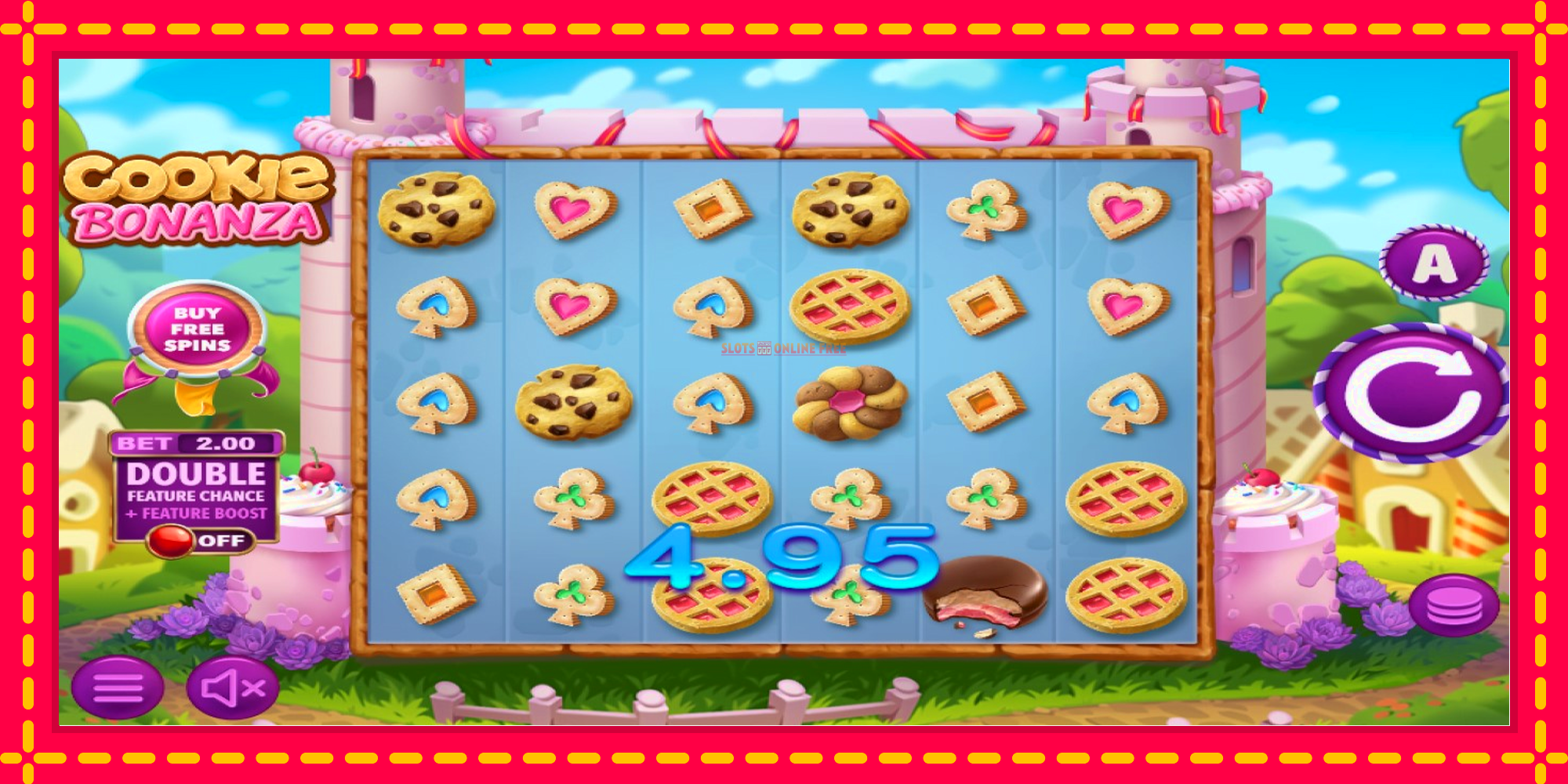 Cookie Bonanza - spēļu automāts ar modernu grafiku