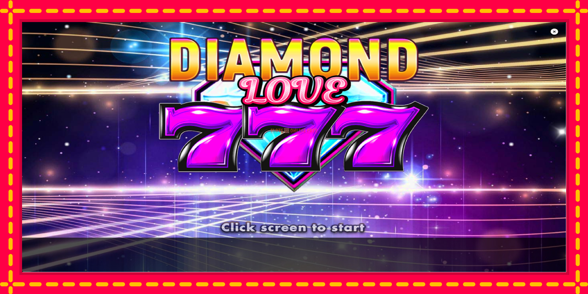 Diamond 777 Love - spēļu automāts ar modernu grafiku