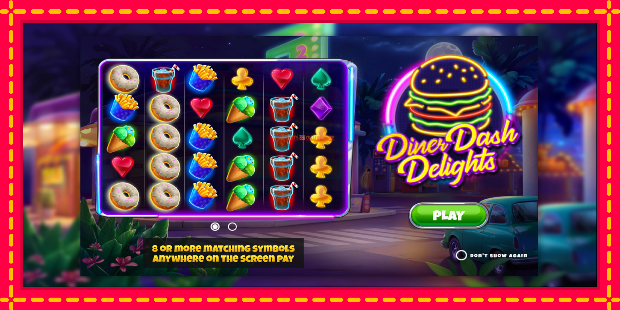 Diner Dash Delights - spēļu automāts ar modernu grafiku