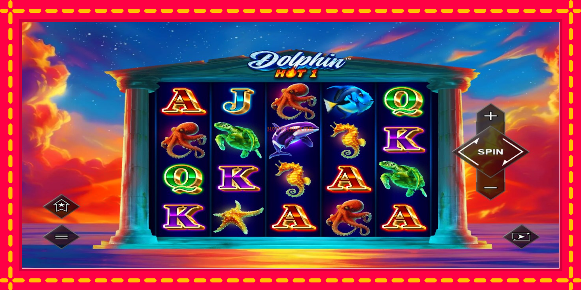 Dolphin Hot 1 - spēļu automāts ar modernu grafiku