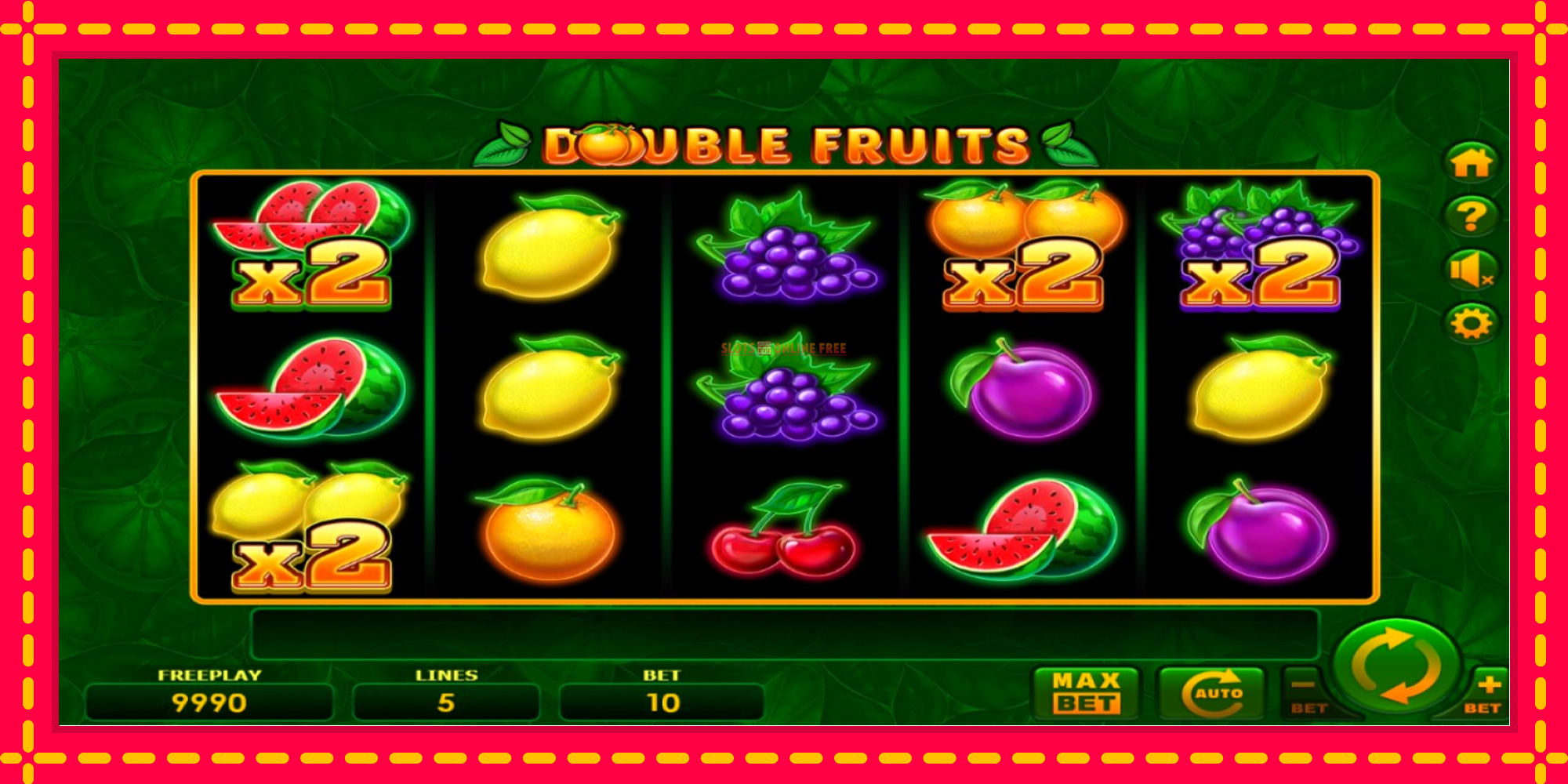 Double Fruits - spēļu automāts ar modernu grafiku