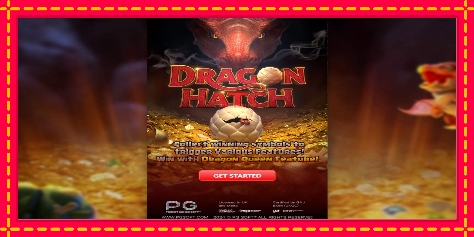 Dragon Hatch - spēļu automāts ar modernu grafiku