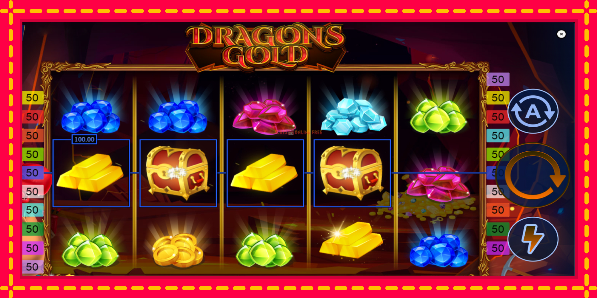 Dragons Gold SL - spēļu automāts ar modernu grafiku