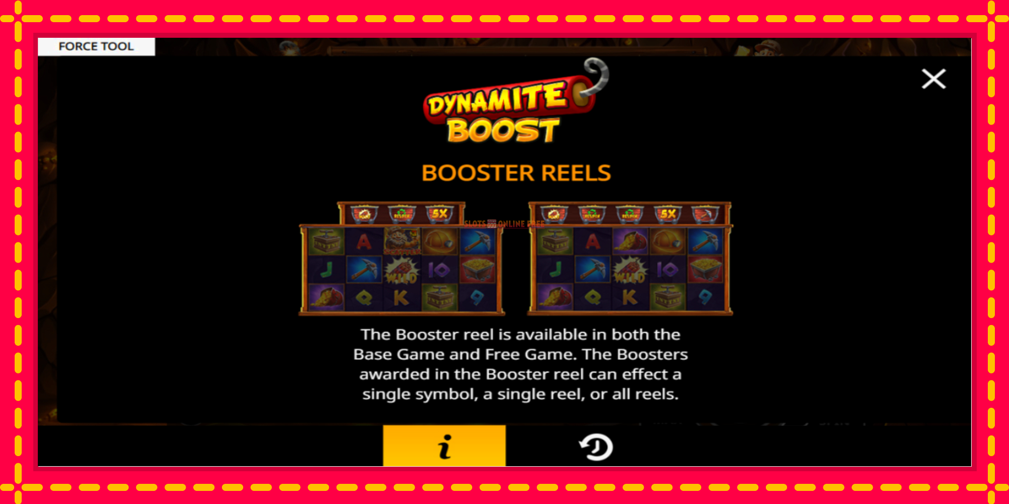 Dynamite Boost - spēļu automāts ar modernu grafiku