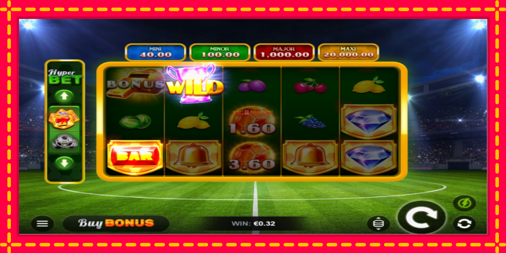 Football Blast Hold and Win - spēļu automāts ar modernu grafiku