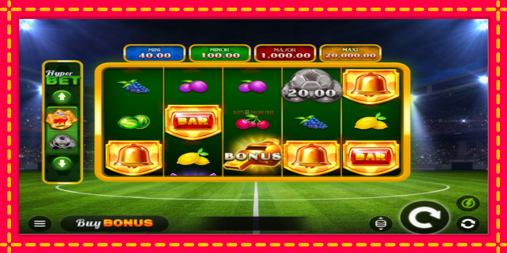 Football Blast Hold and Win - spēļu automāts ar modernu grafiku