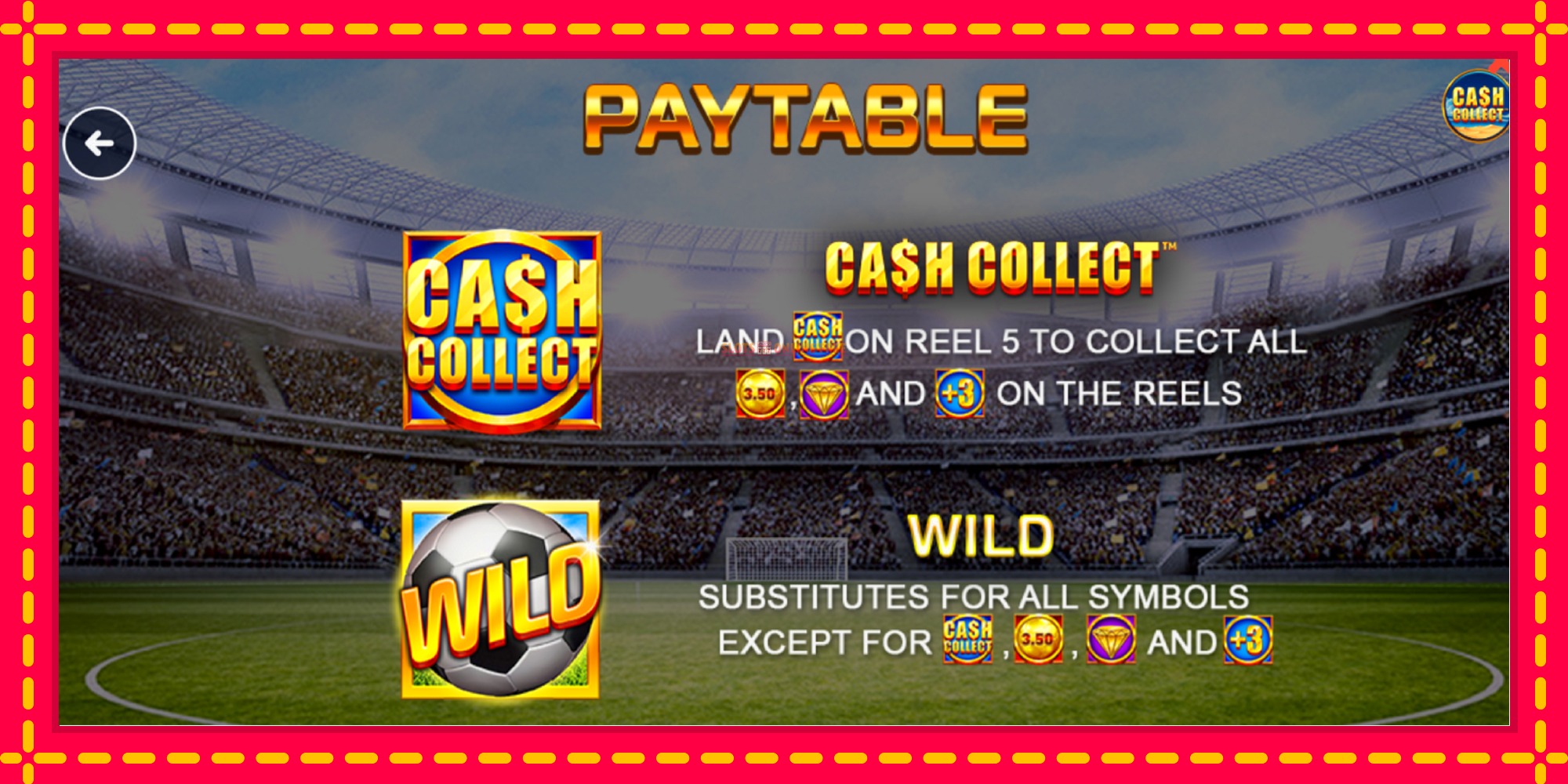 Football Cash Collect PowerPlay Jackpot - spēļu automāts ar modernu grafiku