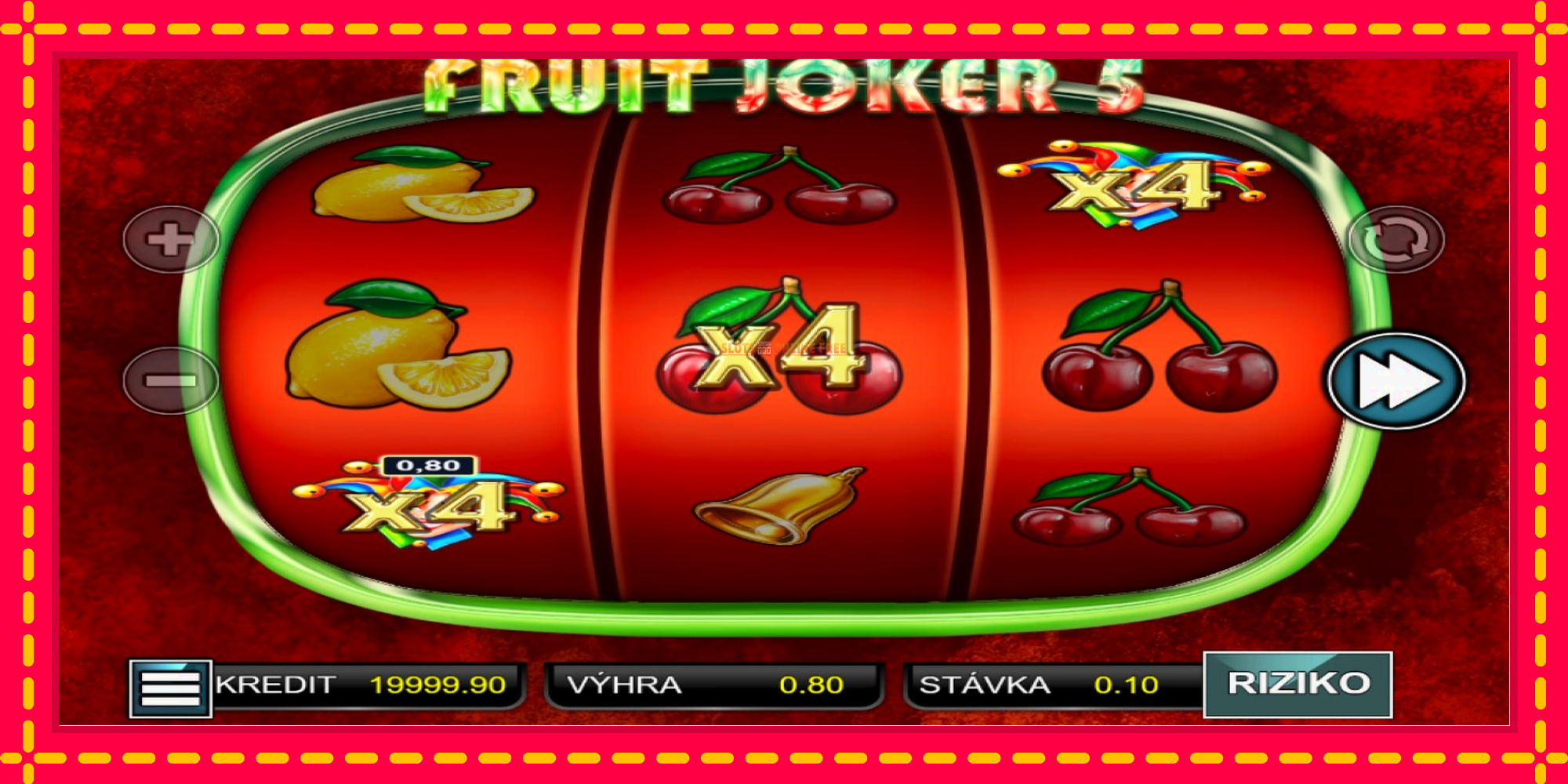 Fruit Joker 5 - spēļu automāts ar modernu grafiku