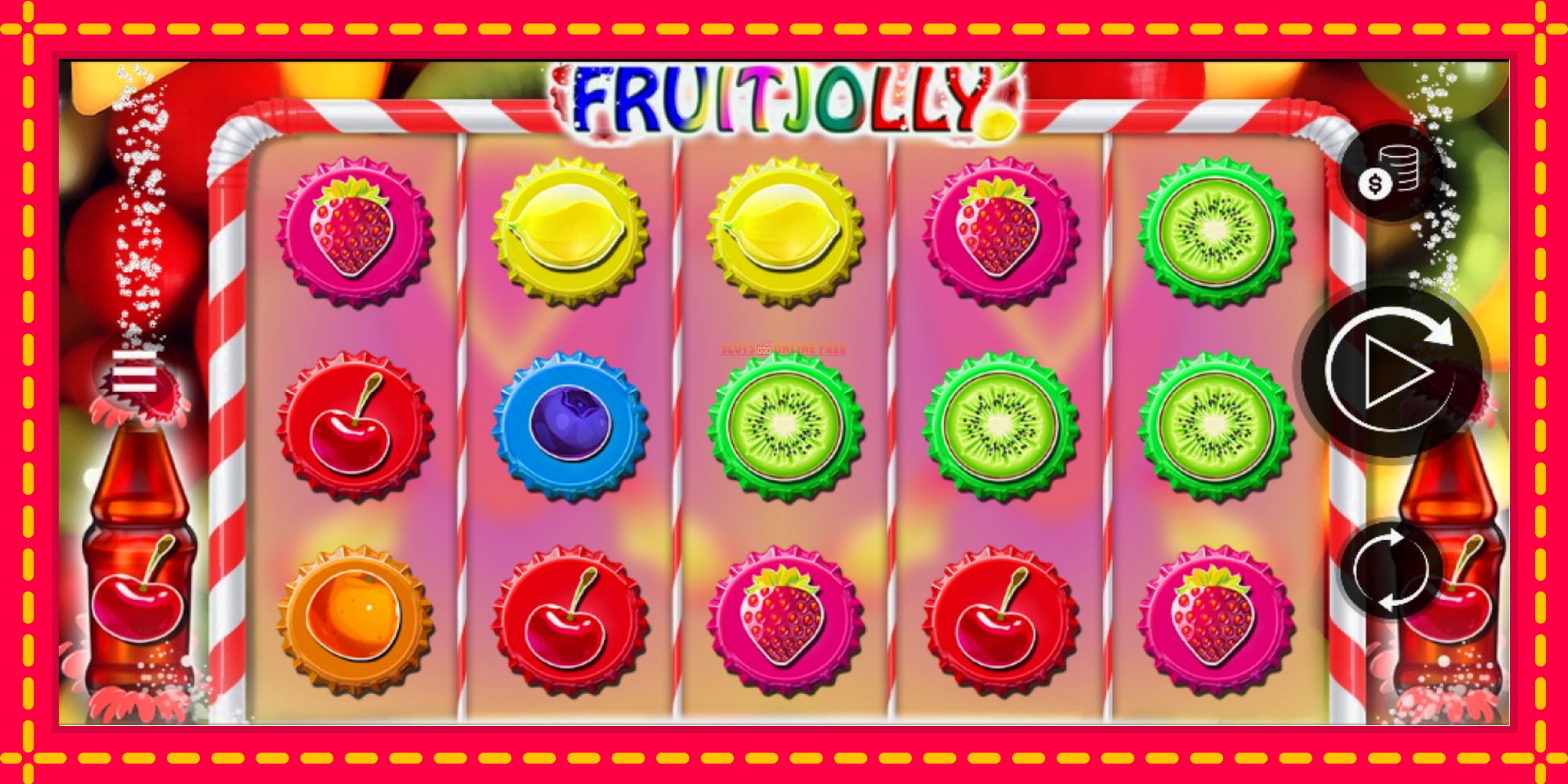 FruitJolly - spēļu automāts ar modernu grafiku