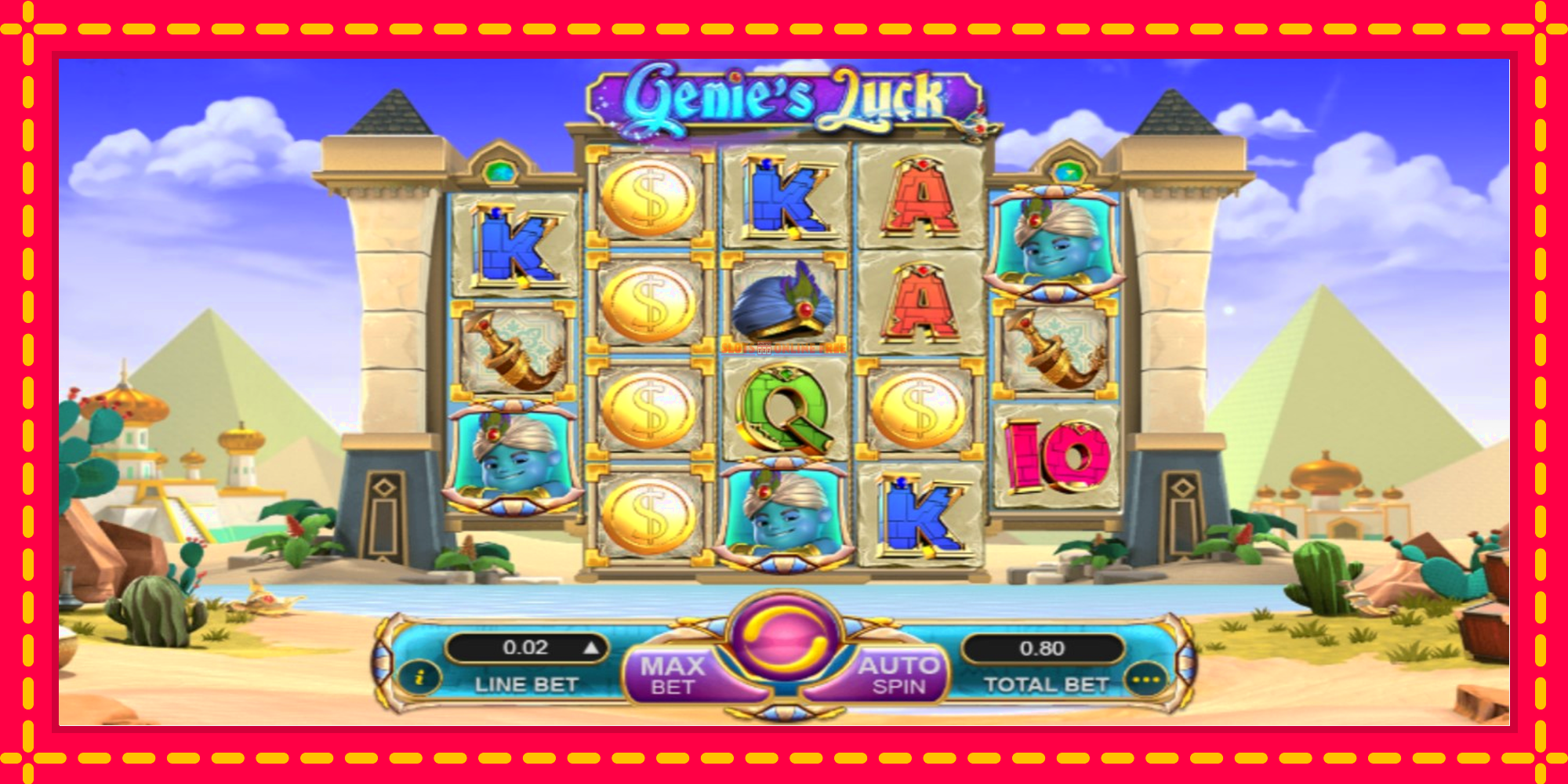 Genie’s Luck - spēļu automāts ar modernu grafiku