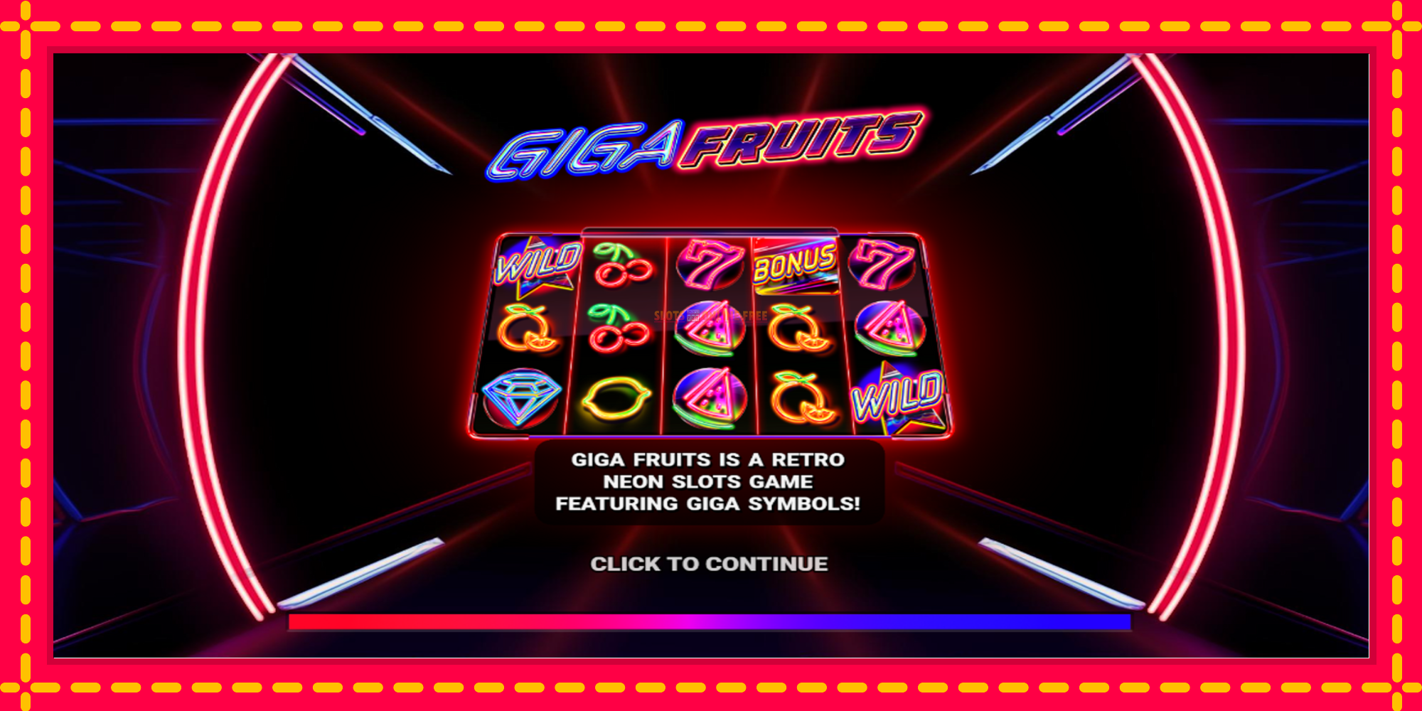 Giga Fruits - spēļu automāts ar modernu grafiku