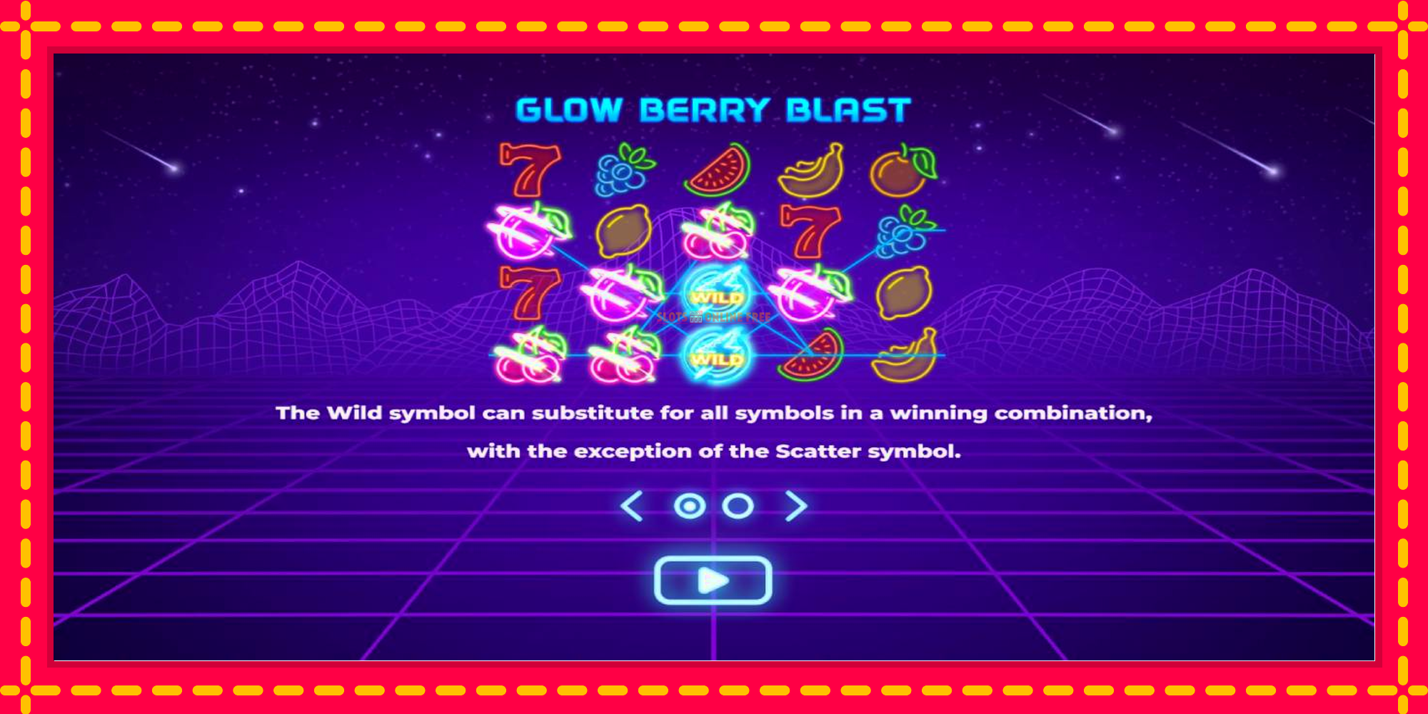 Glow Berry Blast - spēļu automāts ar modernu grafiku