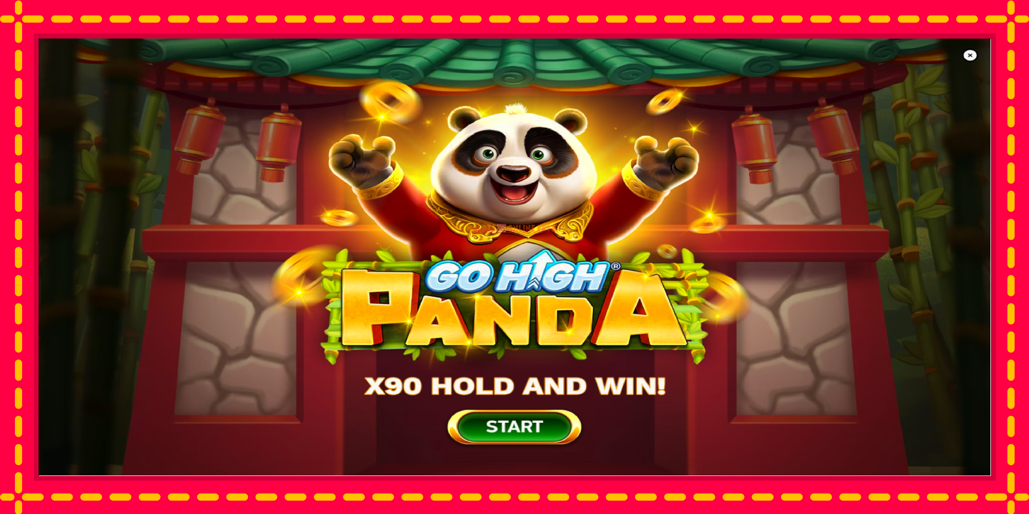 Go High Panda - spēļu automāts ar modernu grafiku