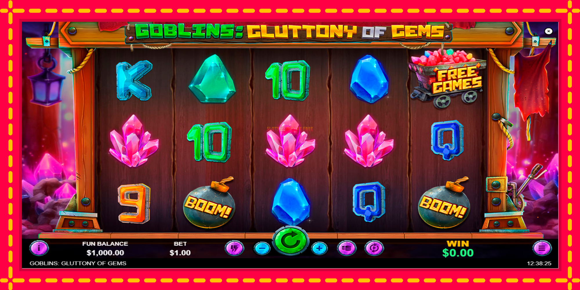 Goblins Gluttony of Gems - spēļu automāts ar modernu grafiku