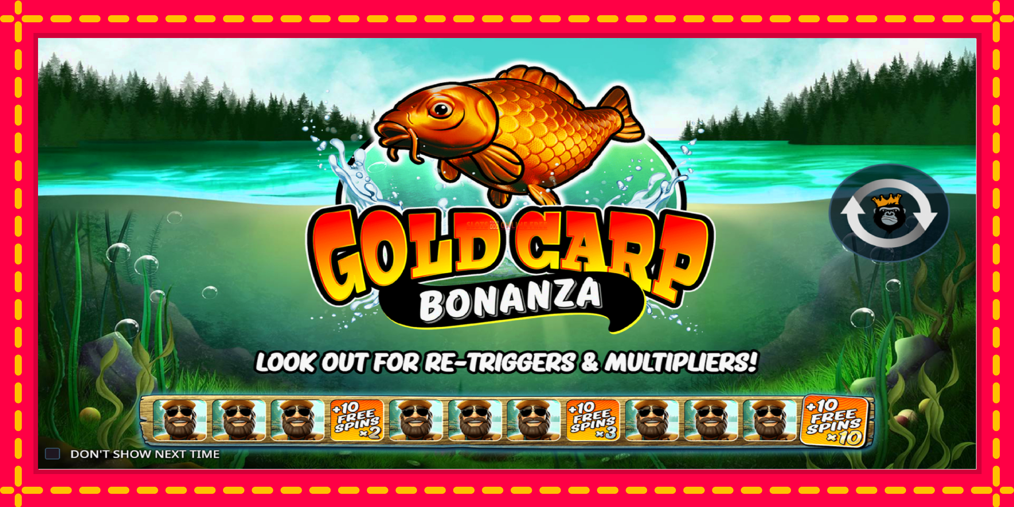 Gold Carp Bonanza - spēļu automāts ar modernu grafiku