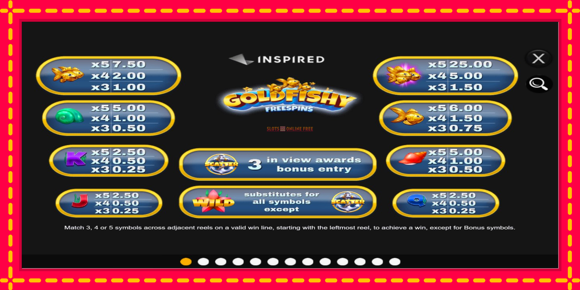 Gold Fishy Free Spins - spēļu automāts ar modernu grafiku