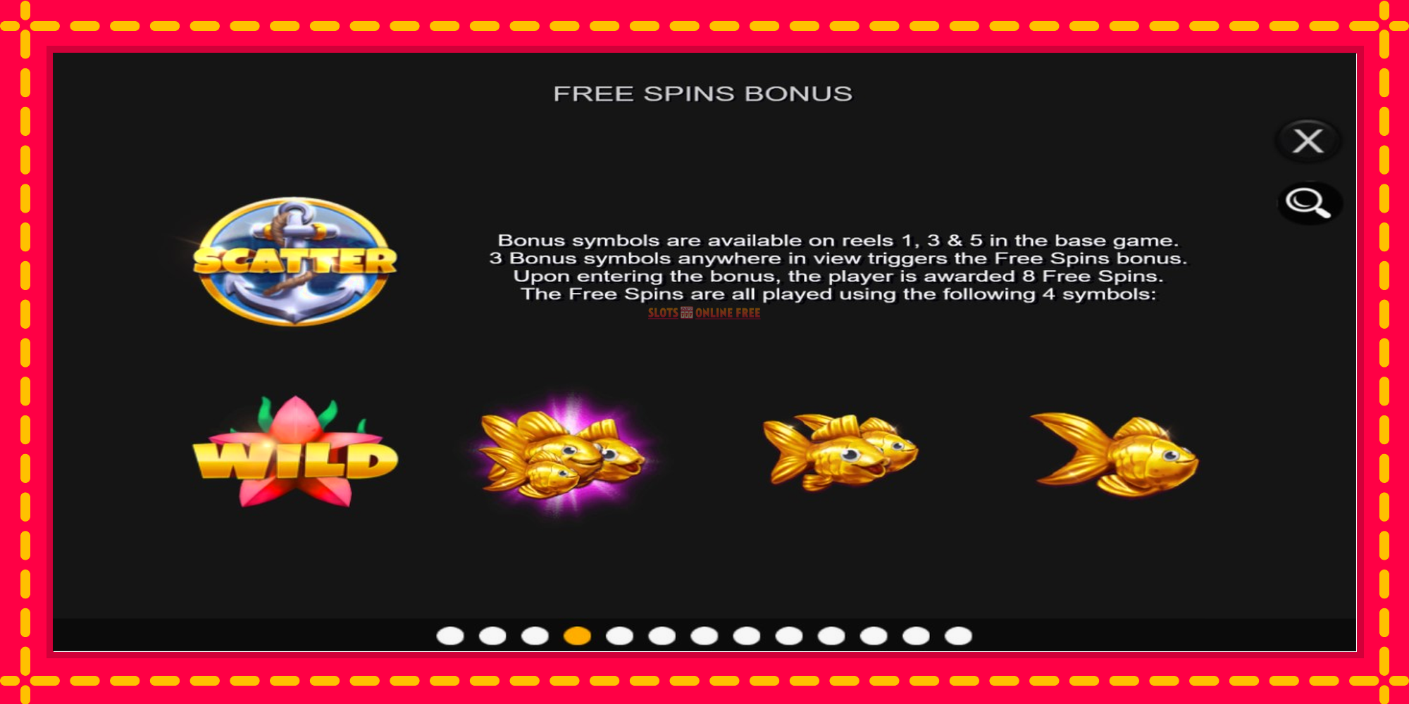 Gold Fishy Free Spins - spēļu automāts ar modernu grafiku