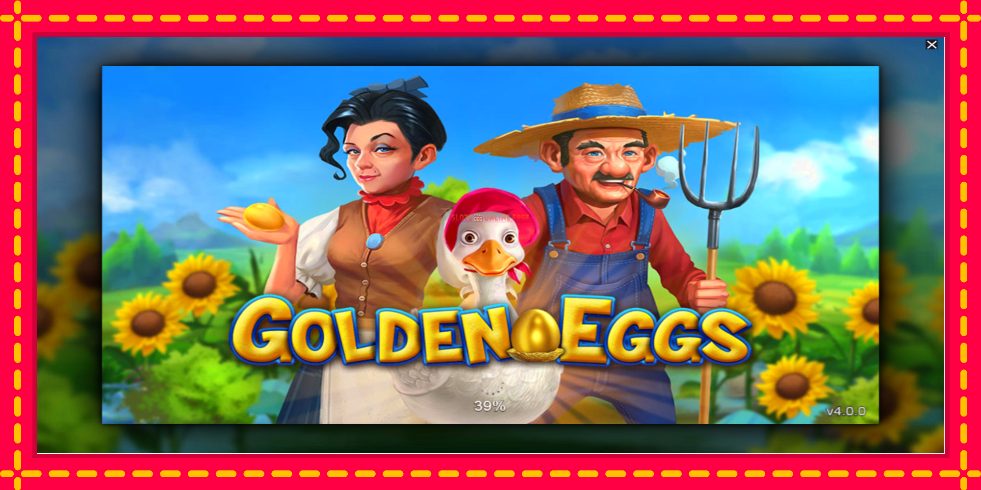 Golden Eggs - spēļu automāts ar modernu grafiku