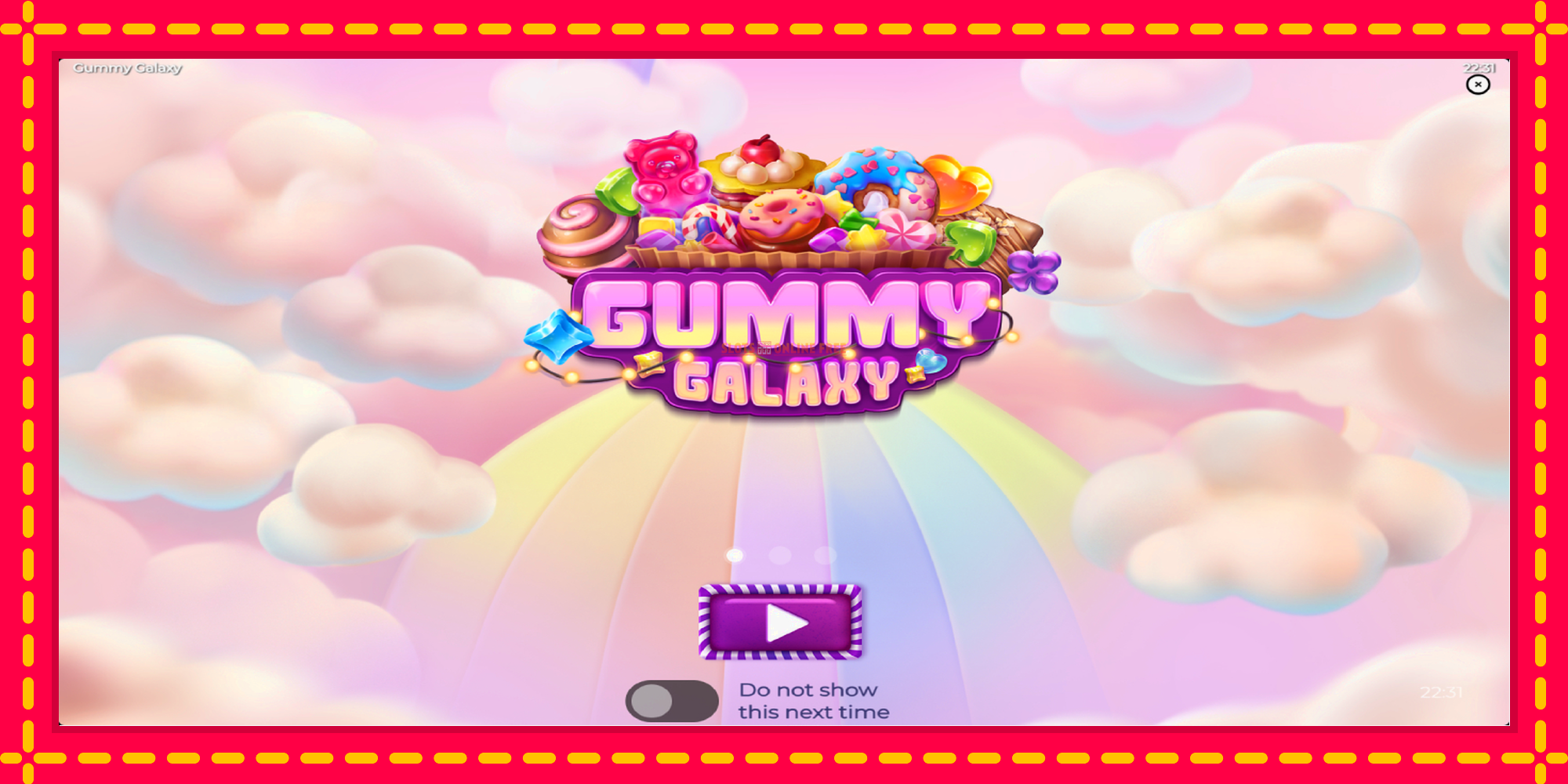 Gummy Galaxy - spēļu automāts ar modernu grafiku