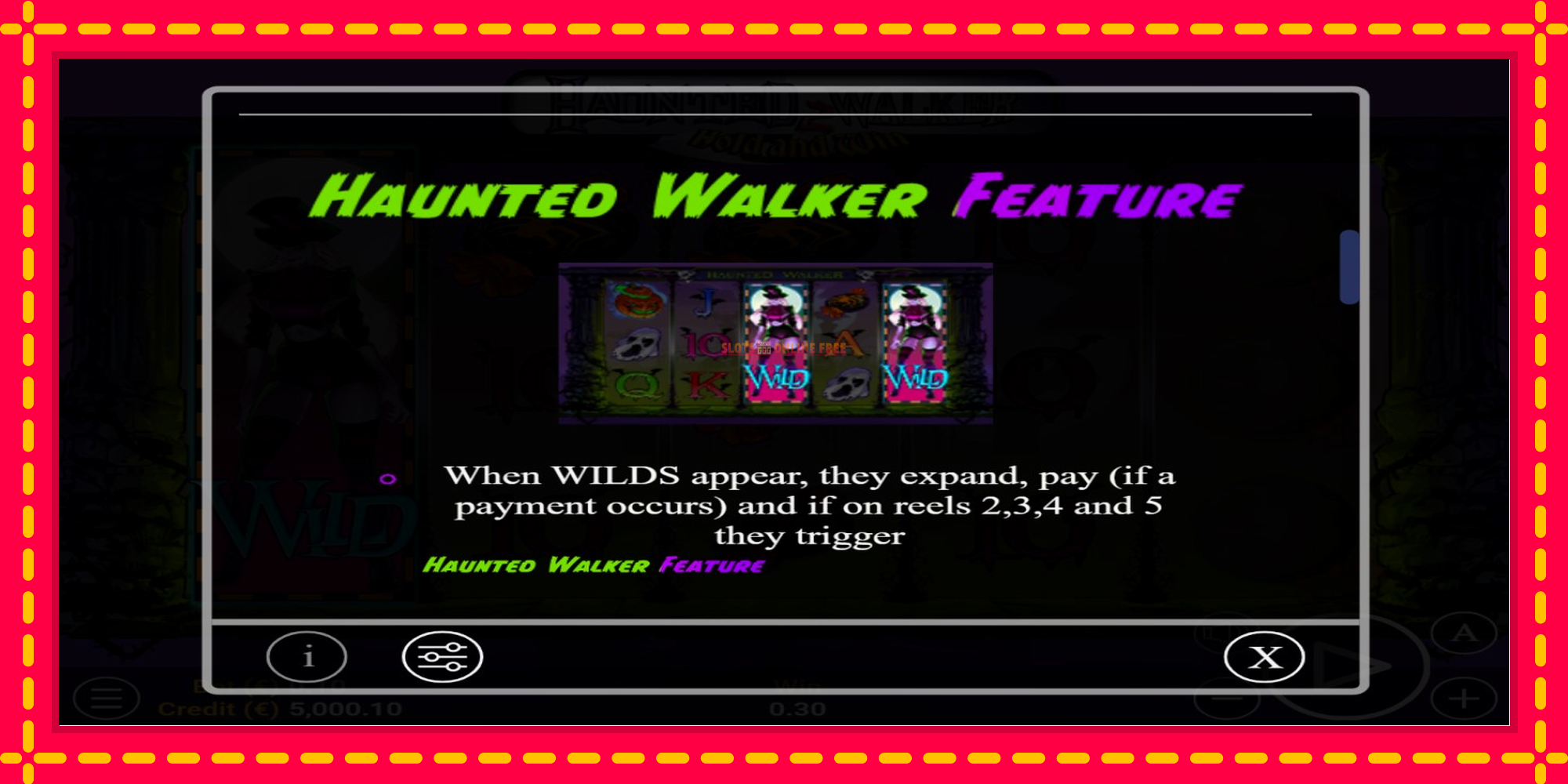 Haunted Walker 2 - spēļu automāts ar modernu grafiku