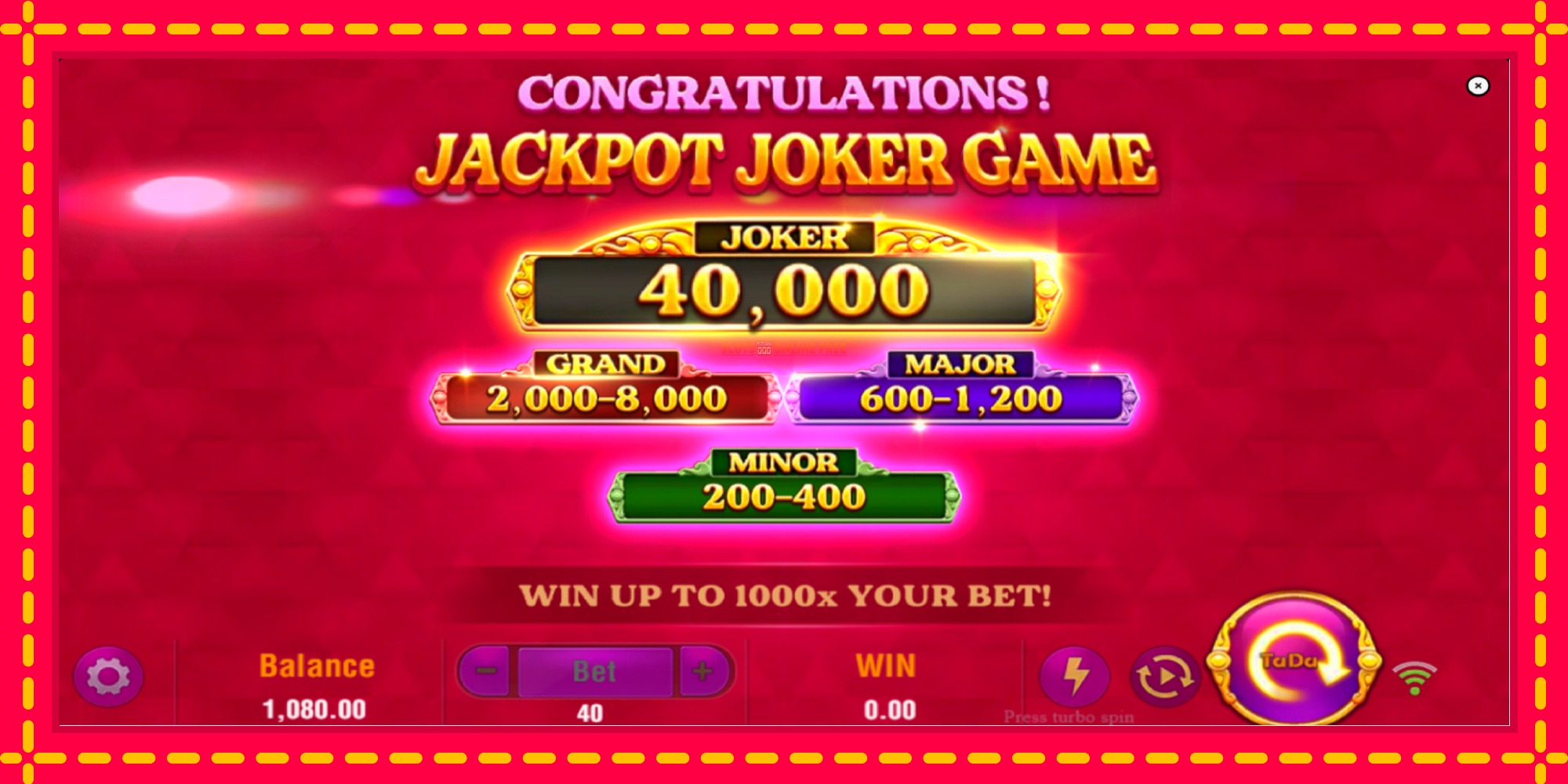 Jackpot Joker - spēļu automāts ar modernu grafiku