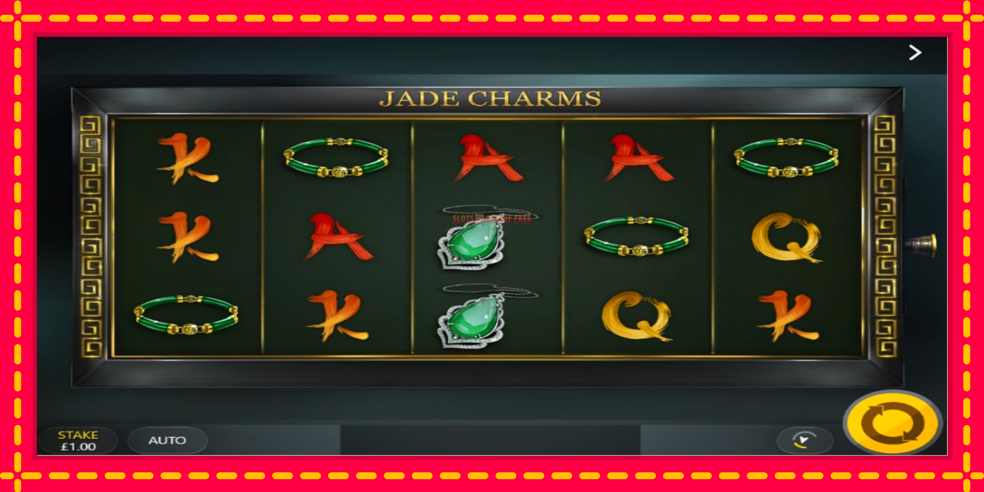 Jade Charms - spēļu automāts ar modernu grafiku