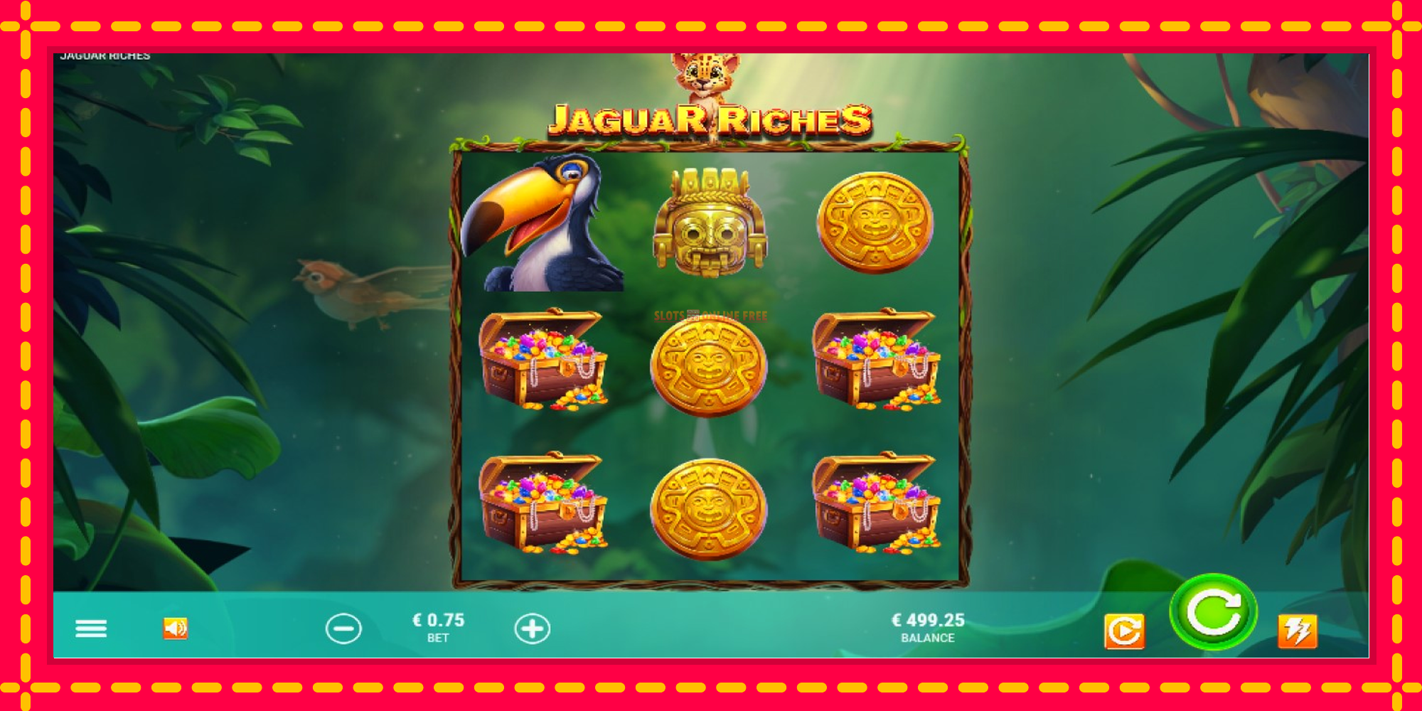 Jaguar Riches - spēļu automāts ar modernu grafiku